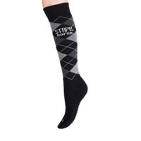 Stapp Horse Kniekous Ruit 33600 | Grijs Marine Blauw 212 | Maat 35 - 8719534096312 - thumbnail