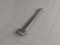 Wiesbaden stabilisatiestang 45 graden compleet, omkeerbaar - thumbnail