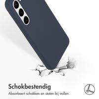 Accezz Liquid Silicone Backcover Samsung Galaxy S23 Telefoonhoesje Blauw - thumbnail