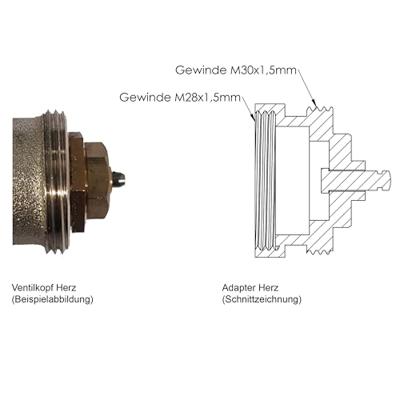 700100 Radiator-ventieladapter Geschikt voor radiator Herz