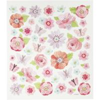 Creativ Company Stickers, lente bloemen, vel 15x16,5 cm, 1 vel - thumbnail