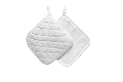 Pannenlappen creativ company 20x20cm wit | 10 stuks