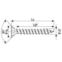 SPAX 880910100030025 R 88091 Senkkopf/T-STAR Verzonken houtschroef 3 mm 25 mm Torx, Binnen-T Staal Galvanisch verzinkt 1000 stuk(s) - thumbnail