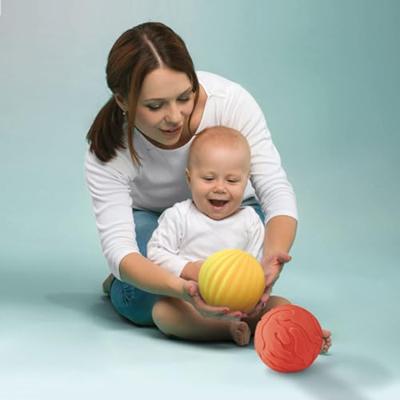 3 activiteitenballen LUDI meerkleurig