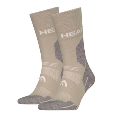 HEAD Wandelsokken All Climates Hiking Crew 2-pack Taupe-43/46