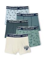 Set met 5 stretch boxers "haaien" voor jongens set blauw - thumbnail