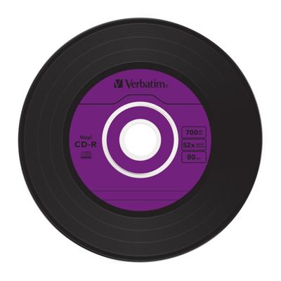 Verbatim CD-R 700 MB Vinyl blanco cd's