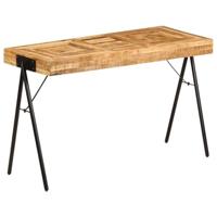 Schrijftafel 118x50x75 cm massief mangohout - thumbnail