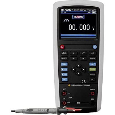 VOLTCRAFT VC STK-3000 Stroomluskalibrator Spanning, Stroomsterkte, Frequentie VOLTCRAFT VC STK-3000 Stroomluskalibrator Spanning, Stroomsterkte, Frequentie