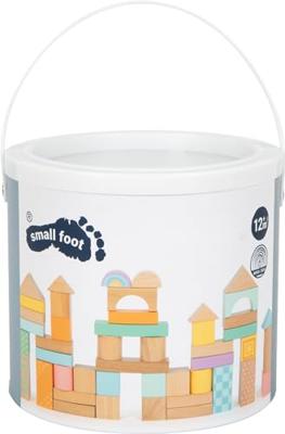 Small Foot houten bouwblokken pastel, 50dlg.