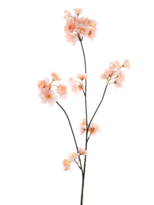 Prunus Malaga spray lt peach 84 cm kunstbloem Nova Nature - Nova nature