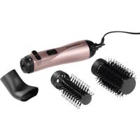 VitalMaxx Warmeluchtborstel Antraciet, Roze - thumbnail