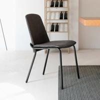 Zuiver Eetkamerstoel 'Clip' Stof, kleur Antraciet - thumbnail