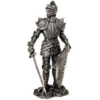 Beeld Ridder en Zwaard en Schild Handgeschilderd (30 cm) - thumbnail