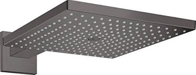 Hoofddouche HansGrohe Raindance E 300 1jet Met Douche-arm Geborsteld Zwart Chroom