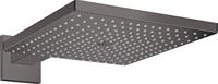 Hoofddouche HansGrohe Raindance E 300 1jet Met Douche-arm Geborsteld Zwart Chroom - thumbnail