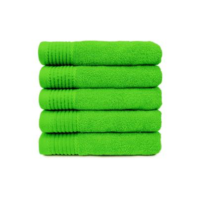 The One Handdoek 450 gram 50x100 cm Lime (5 stuks)