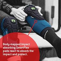 G-FORM knie protectie "pro rugged 2" knee prot. pro rugged 2 s blue - thumbnail