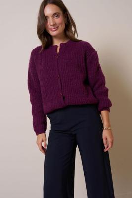 Studio Anneloes Bibi Lavee Cardigan 13404 Vest 3800 Blackberry