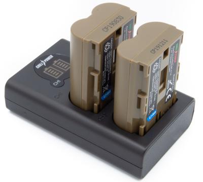 ChiliPower BP-511 Canon USB Duo Kit - Camera accu set ChiliPower BP-511 Canon USB Duo Kit - Camera accu set