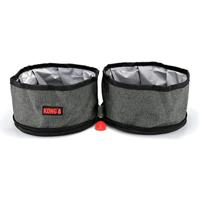 KONG Opvouwbare Travel Bowl - Set met dubbele kommen. - thumbnail