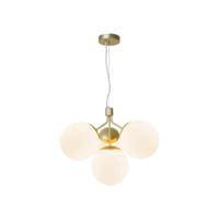 Nordlux 4-lichts hanglampIvona goud met wit glas - 2112153035 - thumbnail