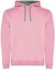 Roly RY1067 Men´s Urban Hooded Sweatshirt - Light Pink 48/Heather Grey 58 - XXL