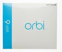 Netgear orbi wifi 6-systeem (rbk852) ax6000 mesh router (wit/zilver, 1x router (rbr850), 1x satelliet (rbs850), dekking tot 350 m²) - thumbnail