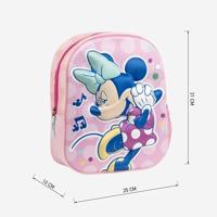 3D-schoolrugzak Minnie Mouse Roze 25,0 x 31,0 x 10,0 cm - thumbnail