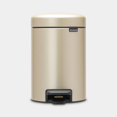 Brabantia pedaalemmer 3l metalic gold Brabantia pedaalemmer 3l metalic gold