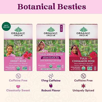 Organic India Tulsi Sweet Rose Bio Thee Zakjes Organic India Tulsi Sweet Rose Bio Thee Zakjes