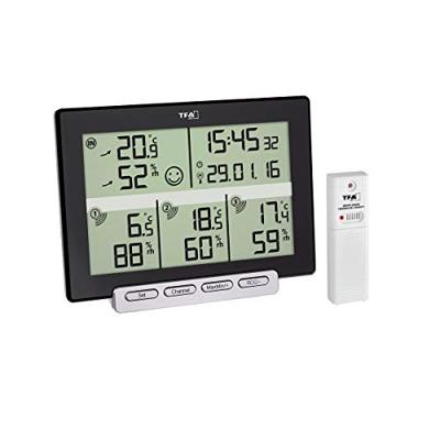 TFA Dostmann Multi-Sens 30.3057.01 Draadloze thermo- en hygrometer Zwart