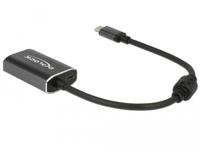 DeLOCK 62988 video kabel adapter 0,2 m USB Type-C HDMI Type A (Standaard) Grijs - thumbnail