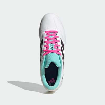 adidas Super Sala III Zaalvoetbalschoenen (IN) Wit Zwart Turquoise Roze