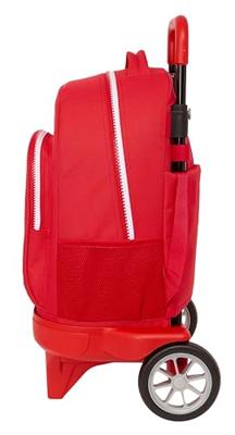 Schoolrugzak met Wielen Sevilla Fútbol Club Rood 33 x 45 x 22 cm
