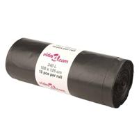 Vuilniszakken 150 st 240 l zwart - thumbnail