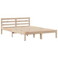Bedframe zonder matras massief grenenhout 140x200 cm - thumbnail