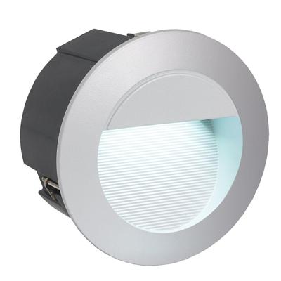 Eglo Led inbouw muurlampZimba Round led grijs - 95233