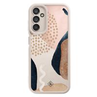 Samsung Galaxy A14 beige case - Abstract dots - thumbnail