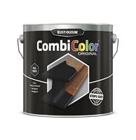 Rust-Oleum Combicolor metaalverf ral9005 zwart zijdeglans 2.5ltr - thumbnail