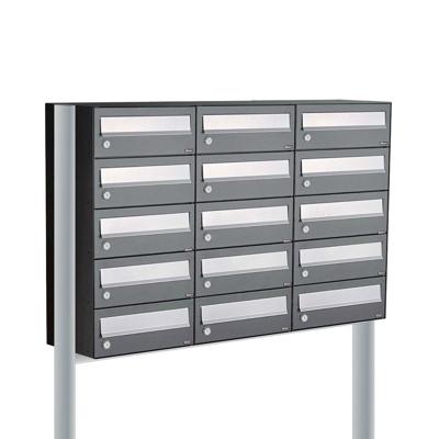 Allux Hive Set 3-Breed, 5-Hoog Op Statief Antraciet - 40030065_3x5s