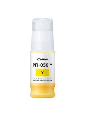Canon 5701 C 001 PFI-050 Y Navulinkt Origineel Canon Geel 1 stuk(s)