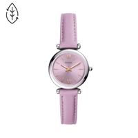 Horlogeband Fossil ES5102 Leder Paars 10mm - thumbnail