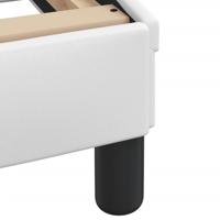 Bedframe zonder matras "Zadar" kunstleer wit 120x200 cm - thumbnail