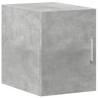 Opbergkast smal 30x42,5x225 cm bewerkt hout betongrijs - thumbnail