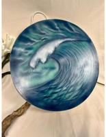 Ocean drum met golftekening rustgevende klanken ideaal voor praktijk of hobby - thumbnail