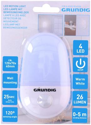 Grundig LED-lamp met bewegingsmelder Grundig LED-lamp met bewegingsmelder