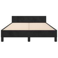 Bedframe zonder matras 120x190 cm fluweel zwart - thumbnail