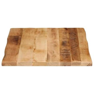 Tafelblad met natuurlijke rand 80x60x3,8 cm massief mangohout
