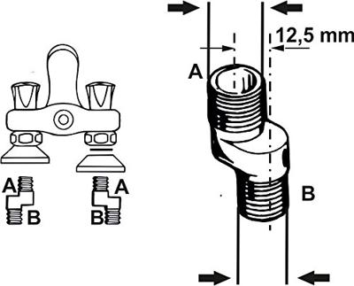 Cornat S-Koppeling 3/4X1/2 2St - TEC321020